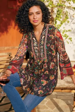Soft Surroundings Tops|Icon Asteria Tunic And Tank VarennaPlum