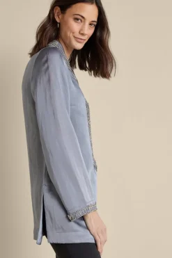 Soft Surroundings Tops|Icon Colette Tunic MoroccanEmbellishment