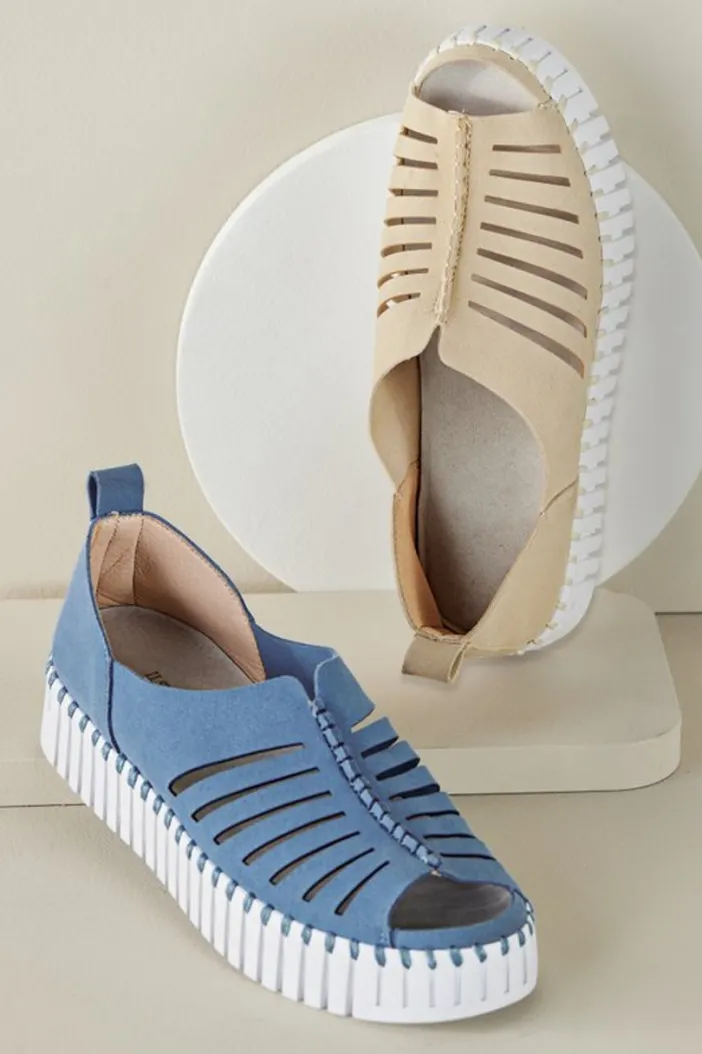 Soft Surroundings Shoes|Ilse Jacobsen Tulip Open Sneaker