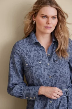 Soft Surroundings Dresses|Irina Dress NightshadowBlue