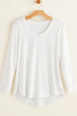 Soft Surroundings Tops|Isabel Pima Long Sleeve Tee