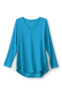 Soft Surroundings Tops|Isabel Pima Long Sleeve Tee