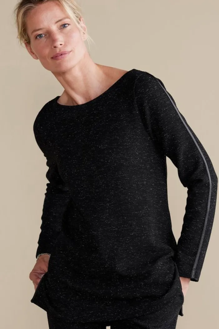 Soft Surroundings Tops|Janae Top Black