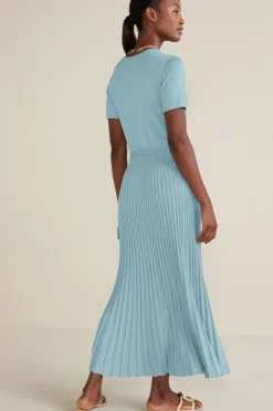 Soft Surroundings Dresses|Janelle Maxi Dress AquaticBlue