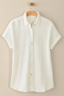 Soft Surroundings Tops|Je Veux Gauze Top