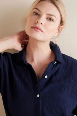 Soft Surroundings Tops|Je Veux Gauze Top