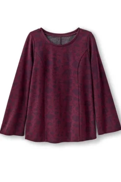 Soft Surroundings Tops|Jeri Jacquard Top MultiFloral