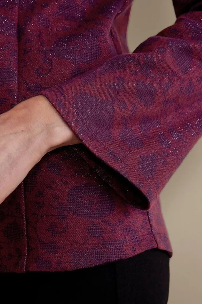 Soft Surroundings Tops|Jeri Jacquard Top MultiFloral