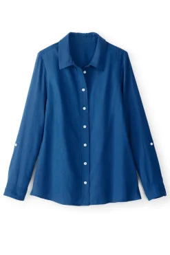 Soft Surroundings Tops|Jordan Linen Blend Shirt