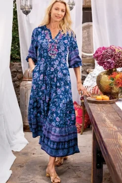 Soft Surroundings Dresses|Jordana Midi Dress SiennaFloral