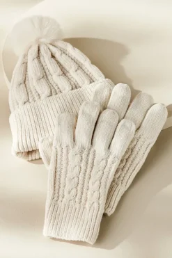 Soft Surroundings Hats|Jules Chenille Hat & Gloves Set
