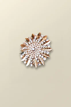 Soft Surroundings Jewelry|Necklaces|Juliana Flower Burst Brooch Gold