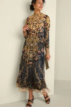 Soft Surroundings Dresses|Kalista Maxi Dress IconScarf