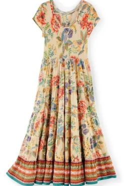 Soft Surroundings Dresses|Kara Dress FieryTealJacobean