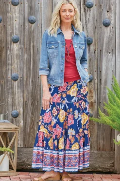 Soft Surroundings Skirts|Kara Skirt HarvestScarf