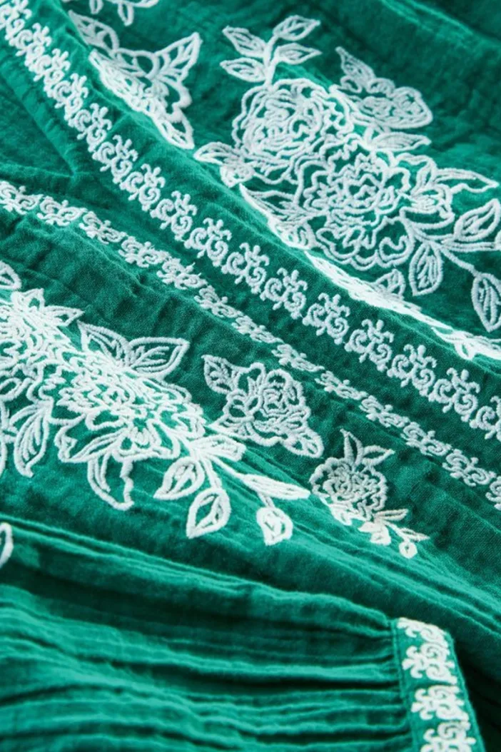 Soft Surroundings Tops|Tunics & Leggings|Katie Gauze Tunic TealGreen