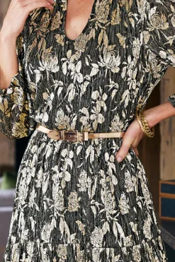 Soft Surroundings Belts|Kim Stretch Chain Belt Gold