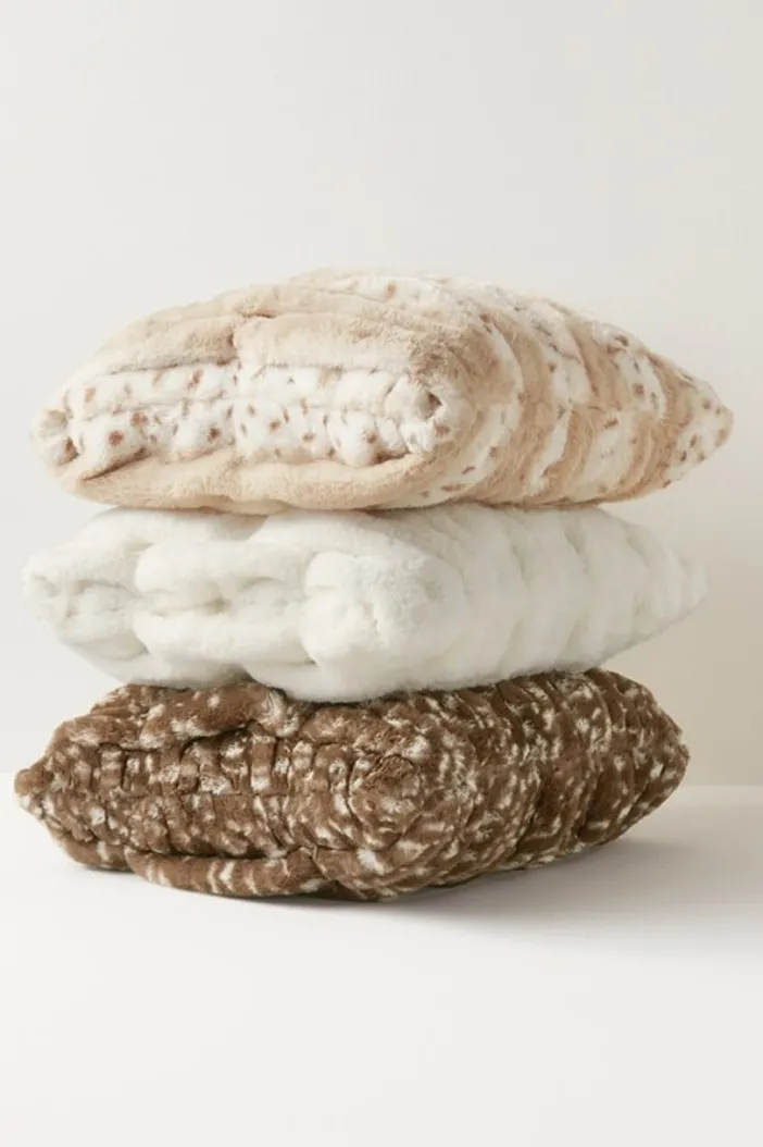 Soft Surroundings Bedding|Bedding Essentials|La Parisienne Faux Fur Pillow