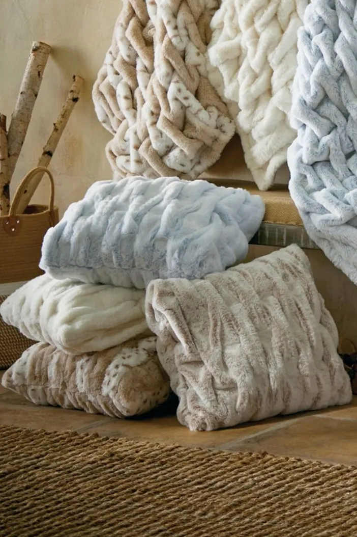 Soft Surroundings Bedding|Bedding Essentials|La Parisienne Faux Fur Pillow