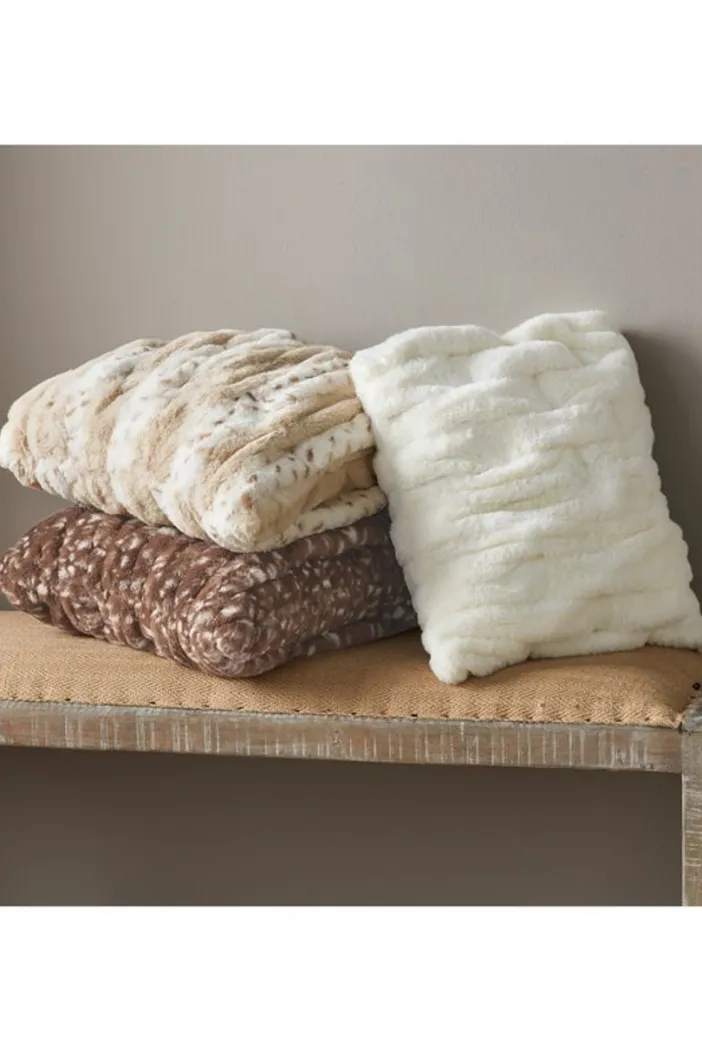 Soft Surroundings Bedding|Bedding Essentials|La Parisienne Faux Fur Pillow
