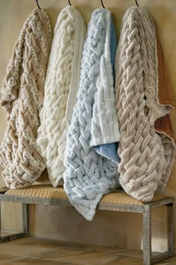 Soft Surroundings Bedding|Bedding Essentials|La Parisienne Faux Fur Throw