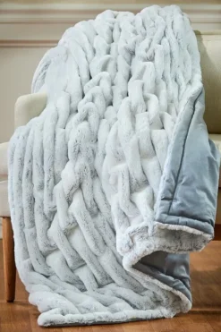 Soft Surroundings Bedding|Bedding Essentials|La Parisienne Faux Fur Throw