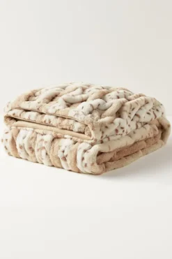 Soft Surroundings Bedding|Bedding Essentials|La Parisienne Faux Fur Throw