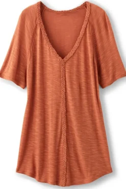 Soft Surroundings Tops|Lainey Slub Tee