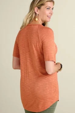 Soft Surroundings Tops|Lainey Slub Tee