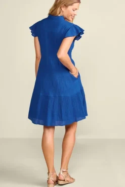 Soft Surroundings Dresses|Lakely Short Dress Sapphire
