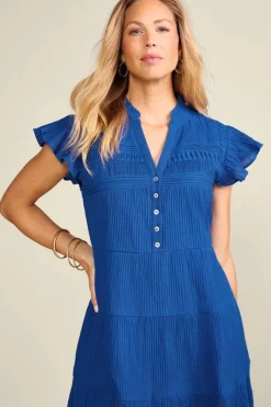 Soft Surroundings Dresses|Lakely Short Dress Sapphire