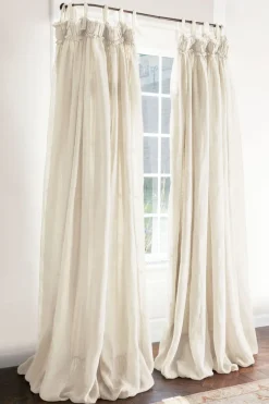 Soft Surroundings Window Coverings|Linen Balloon Drapery Panel