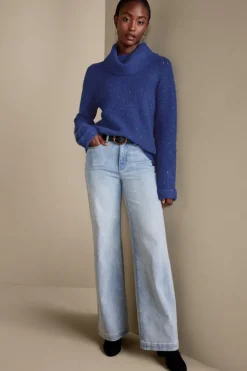 Soft Surroundings Tops|Sweaters & Cardigans|Linley Sequin Sweater