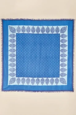 Soft Surroundings Scarves & Wraps|Livie Square Scarf BlueMulti
