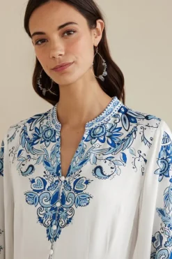 Soft Surroundings Dresses|Louise Midi Dress PerissaScarf