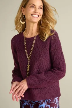 Soft Surroundings Tops|Sweaters & Cardigans|Lyric Sweater PotentPurple