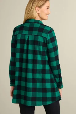 Soft Surroundings Tops|Tunics & Leggings|Mad About Plaid Tunic