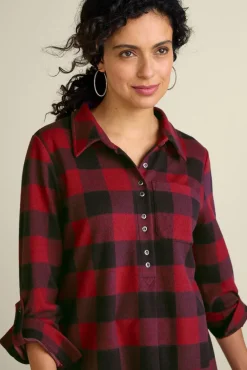 Soft Surroundings Tops|Tunics & Leggings|Mad About Plaid Tunic