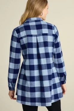 Soft Surroundings Tops|Tunics & Leggings|Mad About Plaid Tunic