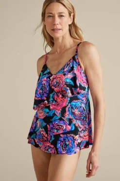 Soft Surroundings Swimwear|Magicsuit By Miraclesuit Chloe Tankini Top SonicBlooms
