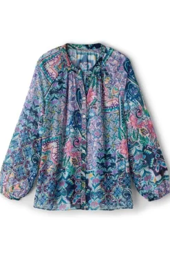 Soft Surroundings Tops|Maisie Long Sleeve Top SafiTapestry