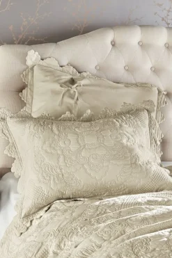 Soft Surroundings Bedding|Bedding Collections|Marguerite Bed Sham Gardenia