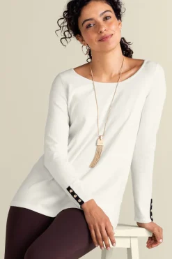 Soft Surroundings Tops|Sweaters & Cardigans|Margulies Tunic Sweater IvoryPearl