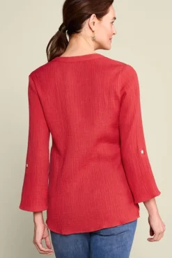 Soft Surroundings Tops|Tunics & Leggings|Marley Gauze Tunic