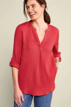 Soft Surroundings Tops|Tunics & Leggings|Marley Gauze Tunic