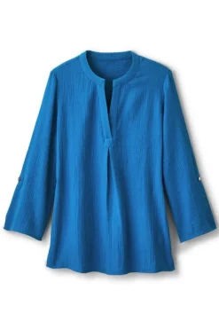 Soft Surroundings Tops|Tunics & Leggings|Marley Gauze Tunic