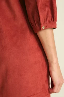 Soft Surroundings Dresses|Martine Faux Suede Dress BossaNova