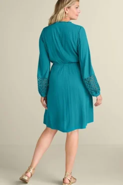 Soft Surroundings Dresses|Meara Gauze Dress TahitianTide