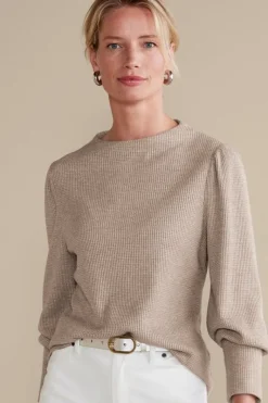 Soft Surroundings Tops|Melina Waffle Pullover