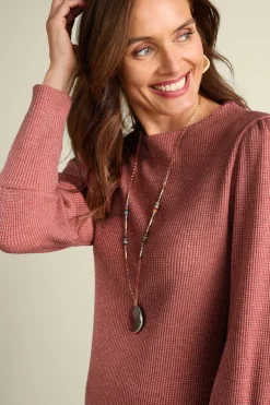 Soft Surroundings Tops|Melina Waffle Pullover